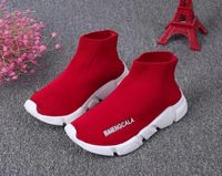 Wholesale kids shoes baby running sneakers boots toddler boy and girls Wool knitted Athletic socks shoes WY205