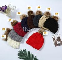 JimHappy Two Cute Santa Claus Hat for Men and Women Winter Warm Hats Knit Slouchy Thick Skull Cap