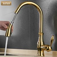 eub Chrome Kitchen Sink Mixer Faucet Pull Down Sprayer Nozzles Head Replacement