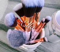 Wholesale new Makeup Brand Look In A Box Basic Brush set brushes set with Big Lipstick Shape Holder Makeup TOOLS good item