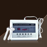 Wholesale Ultrasonic cure Instrument Facial spot removal whitening slimming Skin Care High Frequency Ultrasound introducer Massager Beauty Device