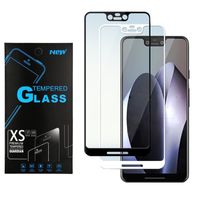 Wholesale For Foxxd Miro Google pixel XL Alcatel x evolve Samsung A6 LG V40 Full Cover Tempered Glass Screen Protector Silk Printed Film