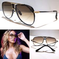 Wholesale D TWO sunglasses men women metal retro sunglasses fashion style square frameless UV lens outdoor protection eyewear hot selling style