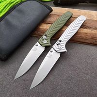 Wholesale Benchmade AXIS D2 Steel Aluminum Handle Folding Knife Camping Survival Hunting Butterfly Knife Tools Tactical Combat Outdoor Defense Pocket Knife