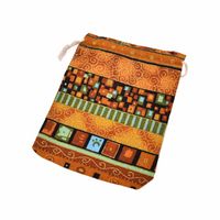 JP 10x14cm Bunt Tribal Tribe Drawstring Jewelry Gift Bags Pouches