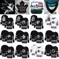 Wholesale 2019 All Star Game hockey jerseys San Jose Sharks chicago blackhawks Hockey Jerseys Edmonton Oilers Vegas Golden Knights Toronto Maple Leafs