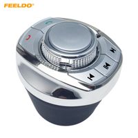 Wholesale FEELDO New Cup Shape User defined Functions Car Wireless Steering Wheel Control Button For Car Android DVD GPS Navigation Player