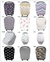 Wholesale Printed Shopping Cart Car Seat Canopy Nursing Cover Baby Car Seat Multi Use Breastfeeding Cover Up Stroller Carseat