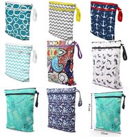 reutilizable Model 3 Bolsa de pa/ñales para beb/é impermeable de tela con cremallera