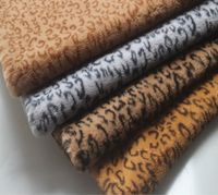 Wholesale 6style Rex rabbit leopard fur wool fabric for coat textiles Animal handmade patches Party Jacquard thick tissu sequin fabric A354