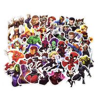 Transparent Car Back Rear Window Decal Vinyl Sticker Spider-Man Iron Man Batman