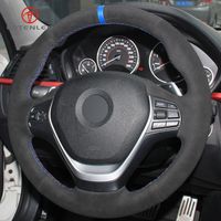 Wholesale Black Suede Car Steering Wheel Cover for BMW F20 F21 F22 F23 i i i d i i i i i i i