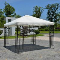 Wholesale 3x3M D Canvas Camping Hiking Sun Shelter Outdoor Tent Canopy Top Roof Cover Patio Sun Shade Cloth Shade Shelter Replace Part