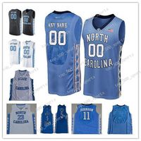 Wholesale Custom North Carolina Tar Heels College Basketball Any Name Number Blue Black White Cole Anthony CARTER Michael UNC Men Jerseys S XL