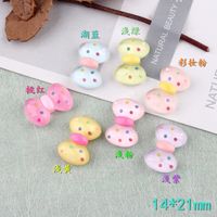 Random 20pcs Resin Daisy Flowers Craft Cabochons Decor 8-27mm DIY Jewelry Making