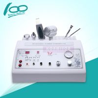 Wholesale 4 in diamond microdermabrasion machine scar removal skin care device ultrasonic skin scrubber cold hot treatment beauty machine
