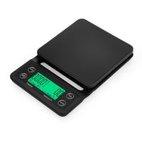 Wholesale 10pcs New Mini LCD Digital Electronic Drip Coffee Scale with Timer kg kg g Digital Kitchen Household Weigh Balance Scale Timer