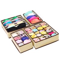 Set Aufbewahrungsbox Unterwäsche Socken BH Hälter Krawatten Organizer Kasten Box