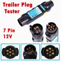 Remolque probador 7//13 Conector de Clavija de Remolque 12V CC Tester