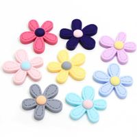 Random 20pcs Resin Daisy Flowers Craft Cabochons Decor 8-27mm DIY Jewelry Making