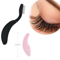 Wholesale New pc Folding Eyelash Comb Lash Separator Mascara Lift Curl Metal Brush Makeup Tool