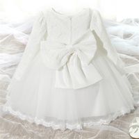 Wholesale My Baby st First Birthday Dresses for Girls Christening Baptism Pink Princess Tutu Formal Dress Ball Gown Toddler Vestido T