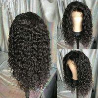 Wholesale Brazillian Curly Full Lace Wigs Glueless With Baby Hair Virgin Human Brazilian Hair Curly Front Lace Wigs Pre Plucked