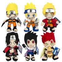 20cm 7 Styles Naruto Plush Uzumaki Naruto Uchiha Sasuke Itachi Hatake Kakashi Gaara Toys For Children C5