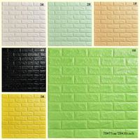 Wholesale Creative D Stereo Waterproof Wallpaper Stone Brick Background Wall Stickers Wall Paper Living Room Hotel Study Wallcovering DBC DH1157