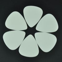Wholesale of Heavy mm Blank guitar picks Plectrums No Print Celluloid Solid White