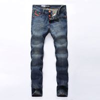 Wholesale Italian Jeans Hot Sale Fashion Men Jeans Straight Fit Ripped Jeans Cotton Distressed Denim Homme