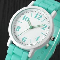 Wholesale New Foreign trade explosion models candy colored jelly table students watch gift silicone band quartz watch special watch boys and girls