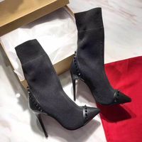 Shop Studded Boot Straps UK | Studded 2019 Luxury Brand Studded Sock Boots