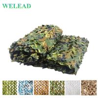 Wholesale WELEAD x3 Reinforced Camouflage Net White Desert Jungle Mesh Hide Garden Awning Pergola Shade Outdoor Hunting Army Camo x2