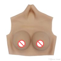 Wholesale MUSIC POET E Cup Silicone Artificial Breast Form Fake Breasts Shemale Boobs Sexy Crossdresser Transvestites Breastforms Male to Female