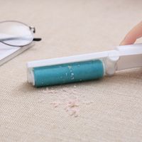 Wholesale Portable Lint Rollers Sticky Hair Dust Remover Brush Clothes Sweater Cleaning Brush Sticky Roller Home Tools HHA1036
