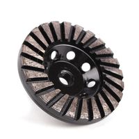Wholesale 6 Pieces Inch Inch Inch Universal Diamond Grinding Cup Wheel Turbo Grinding Disc for Concrete Terrazzo Floor Granite Marble Stone