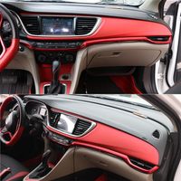 Wholesale For Buick Excelle Car Styling Carbon Fiber Car Interior Center Console Color Change Molding Sticker Decals
