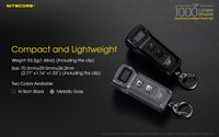 Wholesale NITECORE TUP MINI Flashlight CREE XP L HD V6 max LM beam distance M Revolutionary Intelligent EDC Torch USB Rechargeable