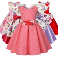 Baby Girl 1st Birthday Party Outfit 2//3//4//5//6//7 Print Dress Kids Tutu Skirt Sets