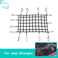 Cargo Net Hardware Kit Car Rear Tunk Envelope Cargo Net Tie Down Hanging Hook Ring Loop Kit Car Clips Bungee Shock Cord Hook