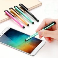 Wholesale Stylus Pen Touch Screen Metal Rubber Head Pen With Clip For iPhone Pro Max Samsung S20 Tablet PC Android Devices Capacitive Stylus Pen