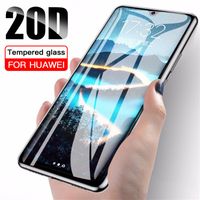 Wholesale 20D Protective Glass For Xiaomi Redmi Note A T S K30 Pocophone X2 F1 Pro Max Tempered Screen Glass Full Cover Glass