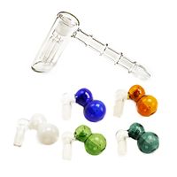 Wholesale 18mm Ash Catcher Bowl Glass Hammer Two Design Female Joint With Colorful Glass Bowl Heady Bubbler Perc Mini Glass Water Bong
