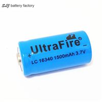 Wholesale CR123 UltraFire mAh V Rechargeable lithium battery