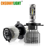 Wholesale CNSUNNYLIGHT Car LED Headlight Bulbs All in One H7 H11 H1 H3 W LM H4 H13 High Low Beam Lights
