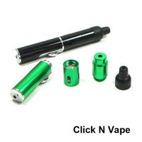 Wholesale smoking pipe click n vape sneak a vape sneak a toke herbal vaporizer ecigarette water and wind proof torch lighter free