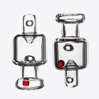 Wholesale Smoking Accessories carb cap with spining terp pearl red Glass bead Creative For quartz banger nail water bongs oil rigs