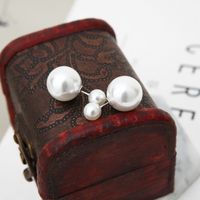 Wholesale Women size pearl earrings temperament ladies marry wedding party earrings Needles wild clothing accessories earrings