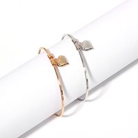 Wholesale Charms Gold Silver Color Cute Cuff Bangle Bracelet Starfish Shell Punk Cable Twist Wire Stripe Wedding Party Jewelry Accesory